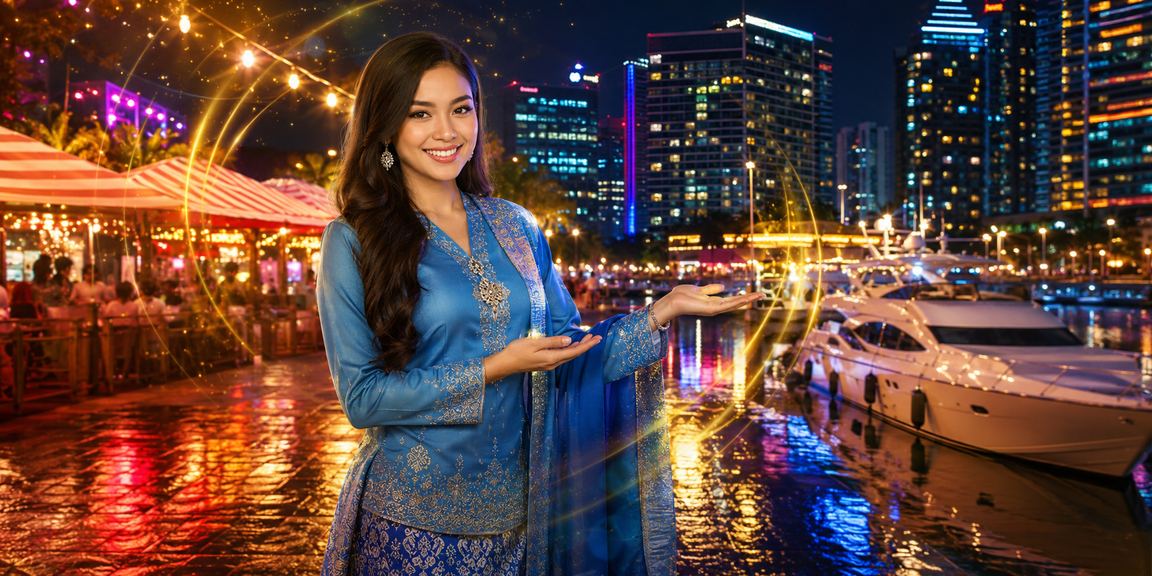 Pengguna wanita berbaju kurung di Petaling Jaya menggunakan platform pertaruhan dalam talian secara bertanggungjawab